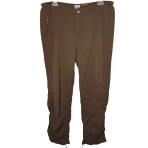 Columbia Titanium Adjustable Inseam/Waist Hiking Pants w/Flaw - Brown - 12